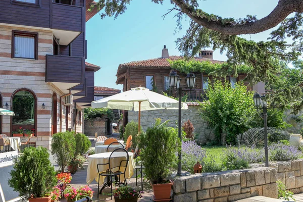 Utsikten Från Den Vackra Havet Staden Nessebar Bulgarien — Stockfoto