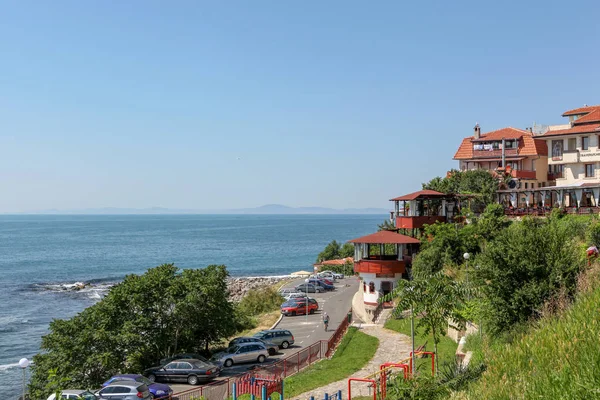 Vista Bela Cidade Mar Nessebar Bulgária — Fotografia de Stock