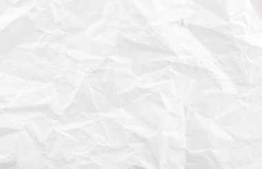 eski beyaz buruşuk kağıt sayfası arka plan dokusu