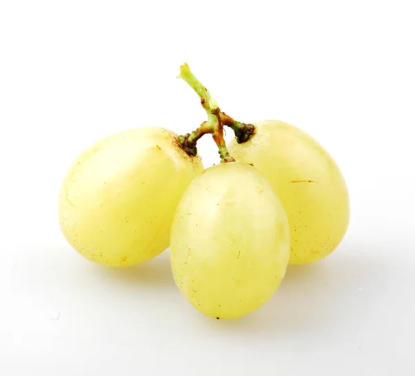 Primer Plano Las Uvas Sobre Fondo Blanco — Foto de Stock