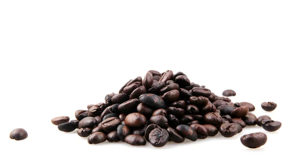 Coffee Beans Isolated White Background — Stock Photo, Image