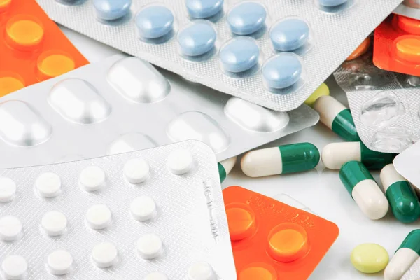 Pillen Kapseln Und Tabletten — Stockfoto
