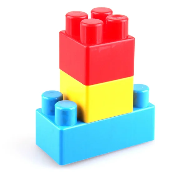 Plastik Spielzeugblöcke Fördern Spielerisches Lernen — Stockfoto