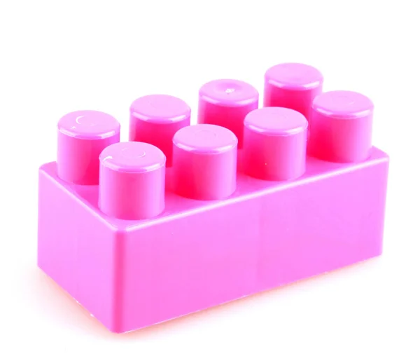 Plastic Toy Blocks Encourage Learning Play — Stock Photo, Image