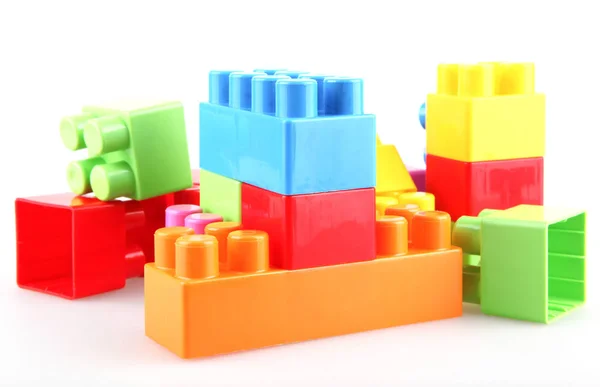 Пластиковые Блоки Игрушек Стимулируют Развитие Через Игру — стоковое фото