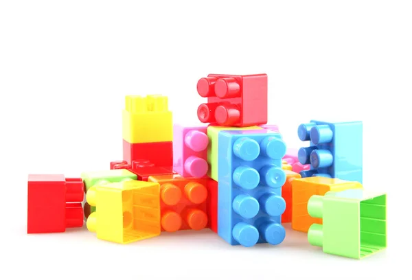 Blocs Jouets Plastique Encourager Apprentissage Par Jeu — Photo