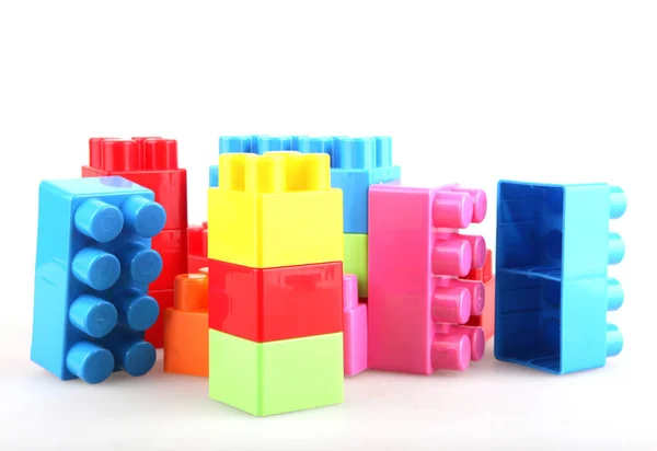Bloques Juguete Plástico Fomentan Aprendizaje Través Del Juego — Foto de Stock