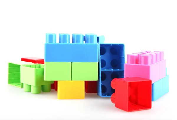 Пластиковые Блоки Игрушек Стимулируют Развитие Через Игру — стоковое фото