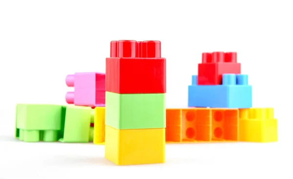 Blocchi Giocattolo Plastica Incoraggiare Apprendimento Attraverso Gioco — Foto Stock