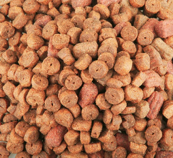 Dried Pet Food Background — Stock Photo, Image