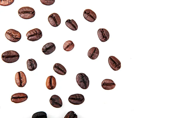 Coffee Beans Isolated White Background — Stock Photo, Image