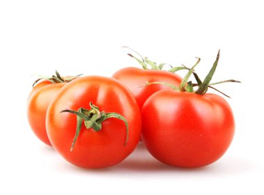 Beyaz arka plan domates close-Up