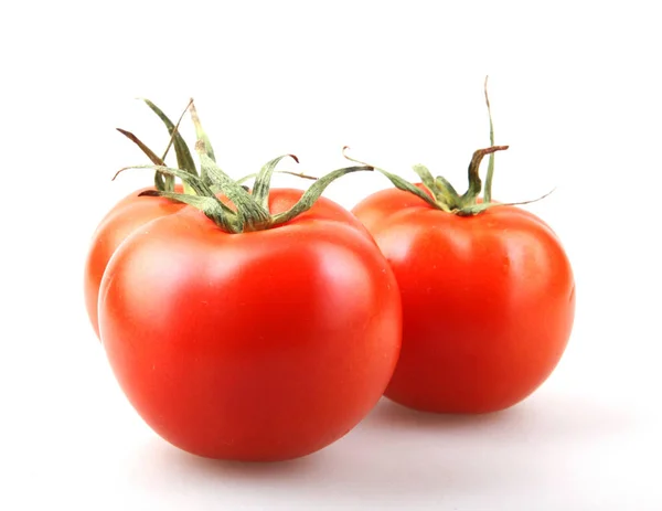 Close Tomato White Background — Stock Photo, Image