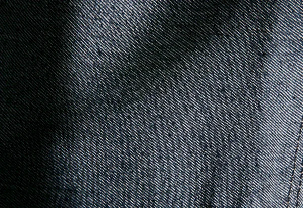 Jeans Nero Texture Sfondo — Foto Stock