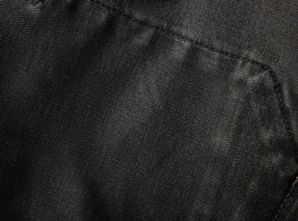 Negro Jeans Textura Fondo —  Fotos de Stock