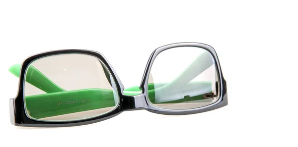 Brille Mit Grünem Rand — Stockfoto