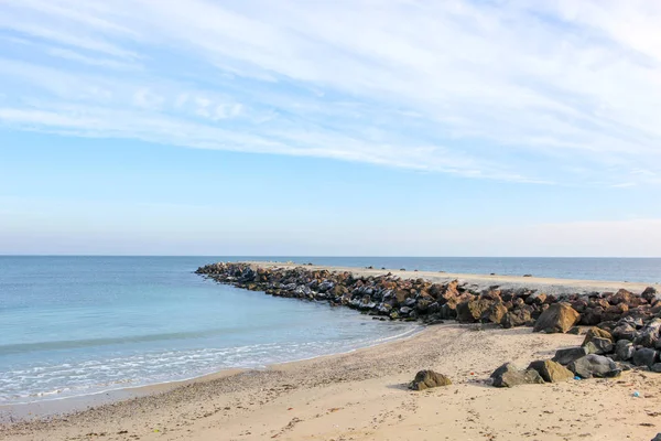 Prachtig Strand Ongelooflijke Zee Pomorie Bulgarije — Stockfoto