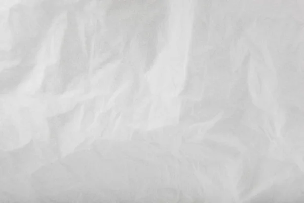 White Blank Zerknittertes Papier Textur Hintergrund — Stockfoto