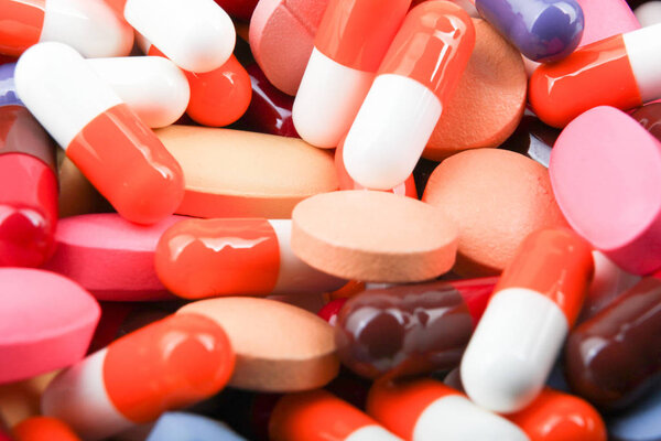 Medicine Pills Background Stock Photos