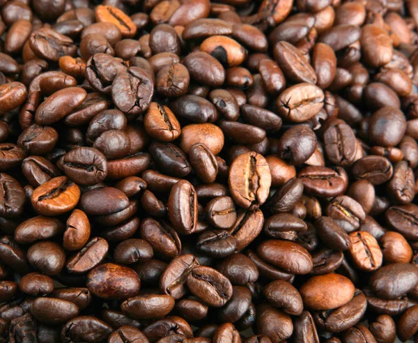 Vollbild Aufnahme Von Kaffeebohnen — Stockfoto