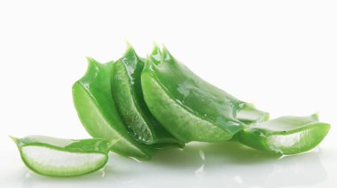 Aloe Vera Beyaz Arkaplanda