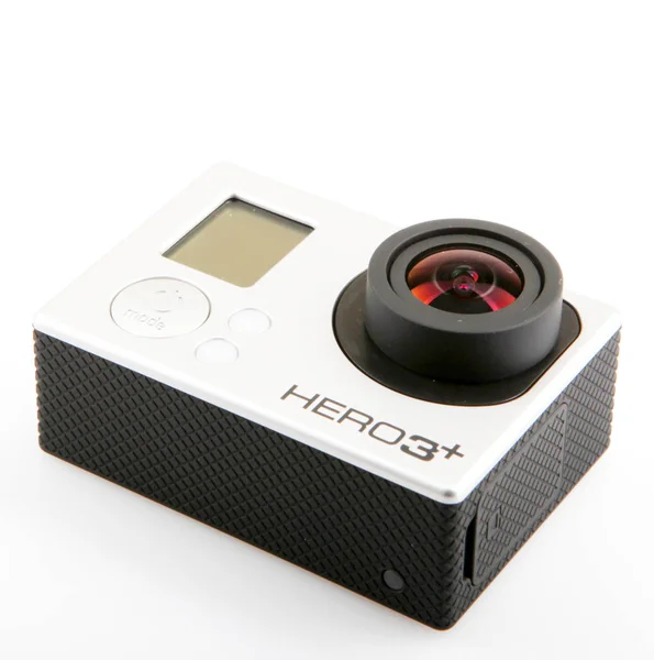 Aytos Bulgarien Oktober 2014 Gopro Hero3 Black Edition Isolerad Vit — Stockfoto