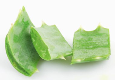 Aloe Vera Beyaz Arkaplanda