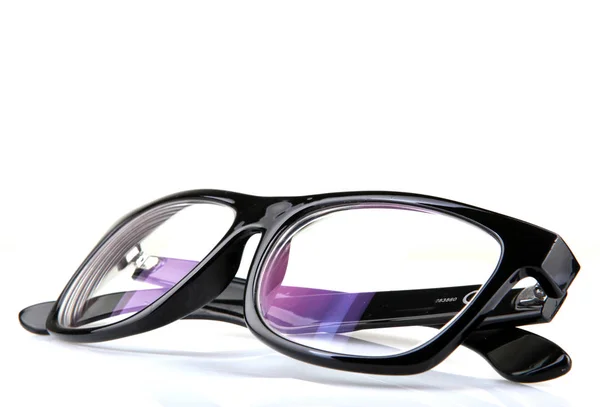 Μαύρα Γυαλιά Ματιών Απομονωμένα Λευκό — Φωτογραφία Αρχείου