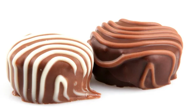 Schokolade Isoliert Auf Weißem Hintergrund — Stockfoto