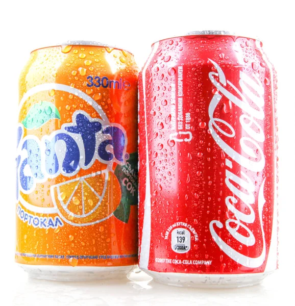 Aytos Bulgária 2014 Január Coca Cola Elszigetelt Fehér Background Coca — Stock Fotó