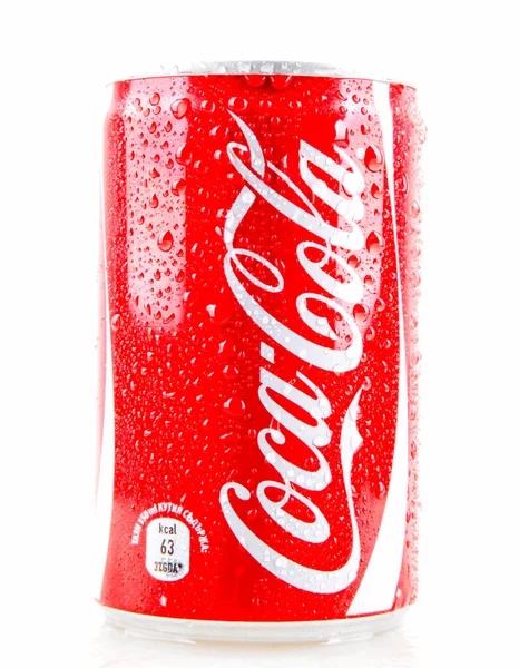 Aytos Bulgarie Janvier 2014 Coca Cola Isolé Sur Fond Blanc — Photo