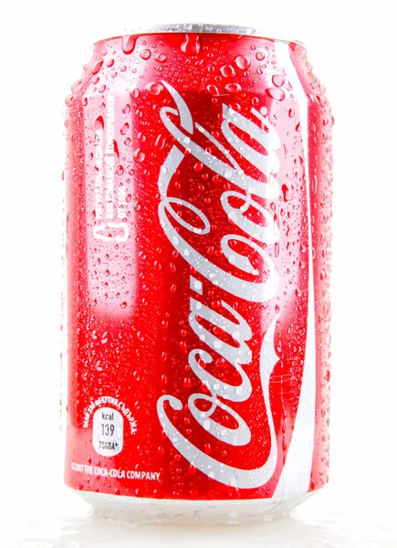 Aytos Bulgaria January 2014 Coca Cola Isolated White Background Coca — Stock Photo, Image