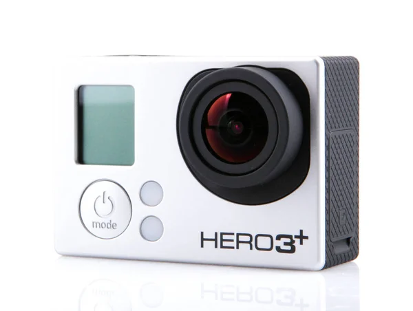 Aytos Bulgaria October 2014 Gopro Hero3 Black Edition Isolated White — Stock Photo, Image