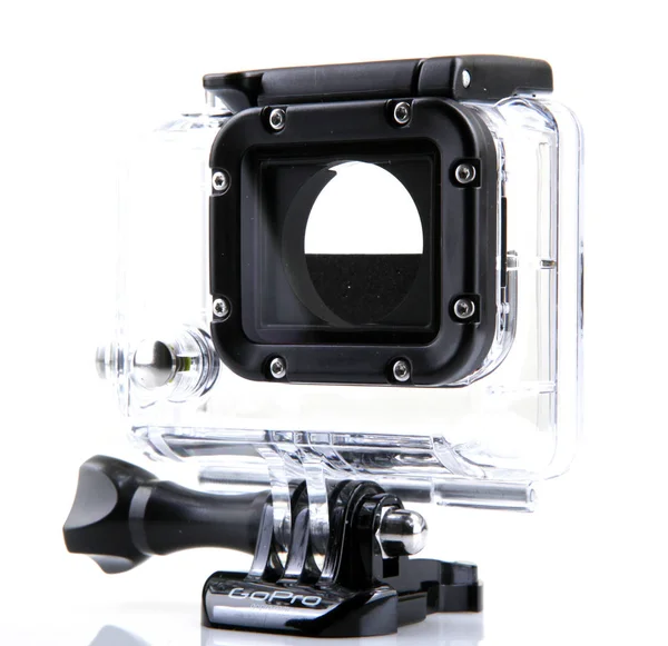 Aytos Bulgaria October 2014 Gopro Hero3 Black Edition Isolated White — Stock Photo, Image