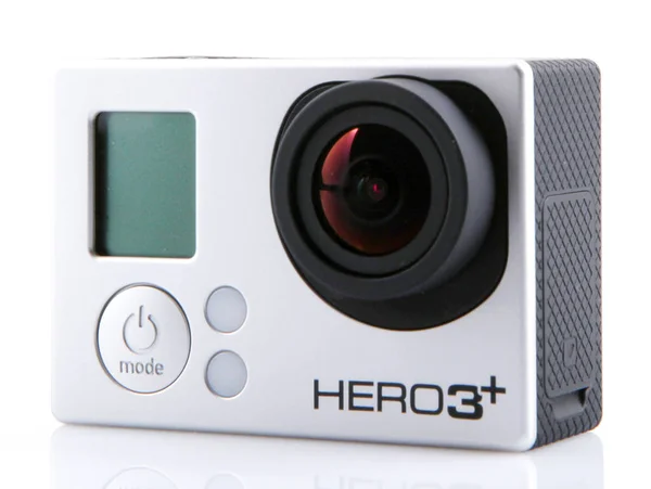 Aytos Bulgaria October 2014 Gopro Hero3 Black Edition Isolated White — Stock Photo, Image