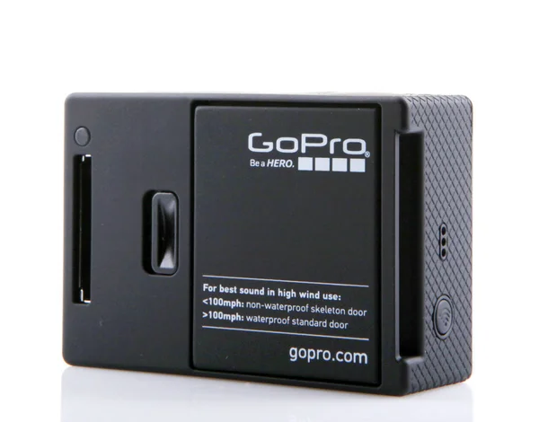 Aytos Bulgarien Oktober 2014 Gopro Hero3 Black Edition Isolerad Vit — Stockfoto