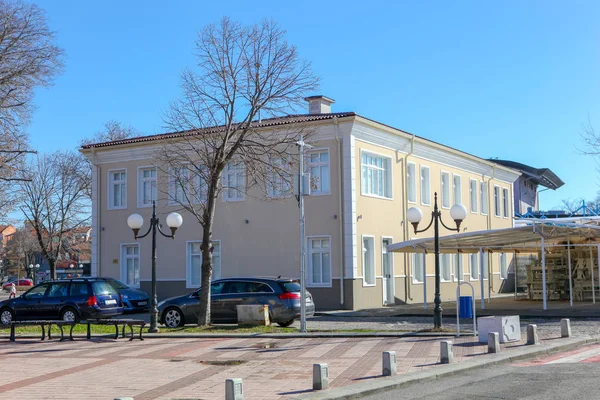 Pomorie Bulgária Februari 2019 Vista Cidade Pomorie Bulgária — Fotografia de Stock