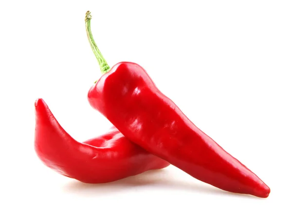 Close Red Chili Pepper White Background — Stock Photo, Image