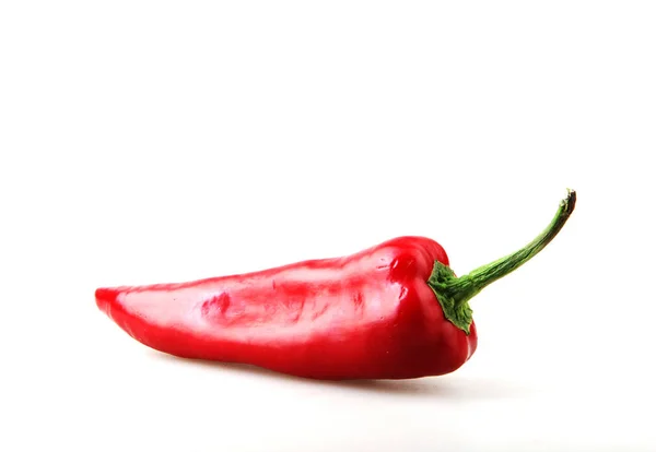 Close Red Chili Pepper White Background — Stock Photo, Image