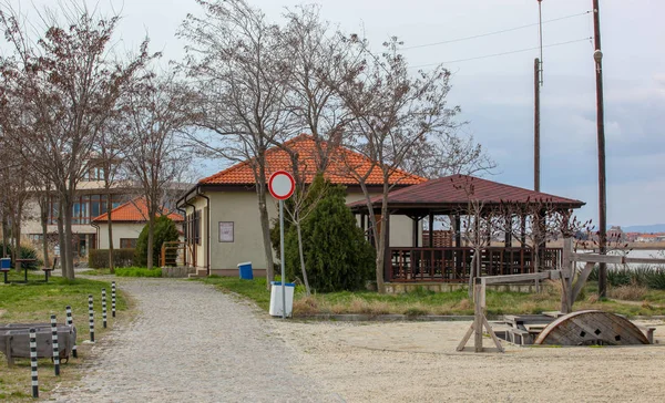 Pomorie Bulgaria March 2019 Pomorie Bulgaria Museum Salt Salt Lake — Stock Photo, Image