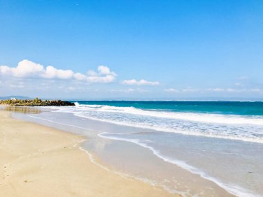 Pomorie, Bulgaristan 'Da denize güzel görünüm.