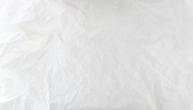 Buruşmuş beyaz kağıdın dokusu