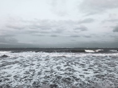 Bulutlar ile Deniz Stok Fotoğraflar