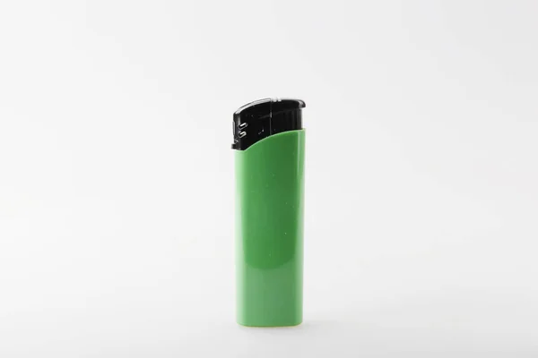 Green Lighter White Background — Stock Photo, Image