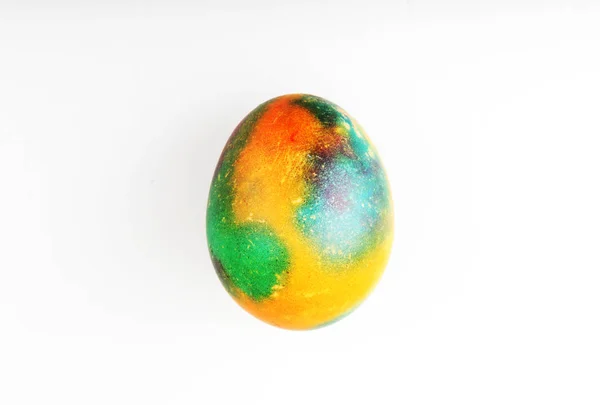 Пасхальное Яйцо Белом Фоне — стоковое фото