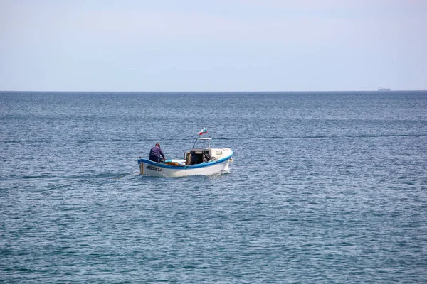 Pomorie Bulgaria Mayo 2019 Barco Pesca Mar — Foto de Stock