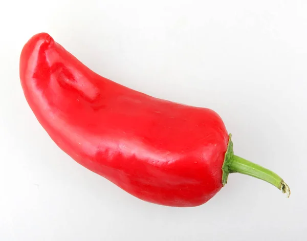 Close Red Chili Pepper White Background — Stock Photo, Image