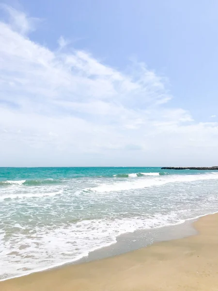 Schöner Blick Auf Das Meer Pomorie Bulgarien — Stockfoto