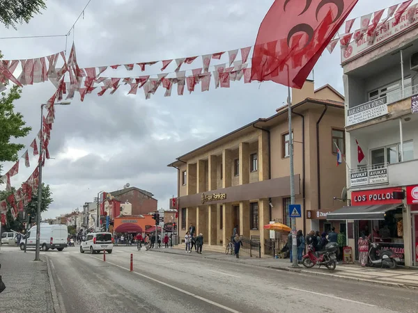Edirne Turquía Mayo 2019 Gente Asiste Mercado Del Viernes Centro — Foto de Stock