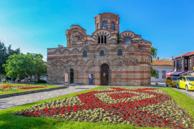 Nesebar, Bulgaristan - 29 Mayıs 2019: Nesebar (Genellikle Nessebar olarak yazılır) Antik Bir Şehir dir ve Burgaz eyaletinde bulunan Bulgaristan Karadeniz Kıyısındaki En Önemli Sahil Beldelerinden Biridir.